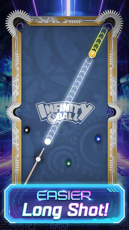 A pool match in Infinity 8 Ball