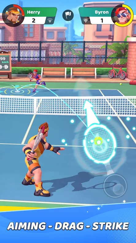 Extreme Tennis gameplay